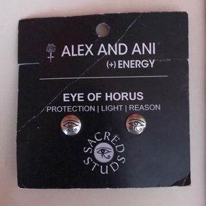 ALEX AND ANI Eye of Horus earrings